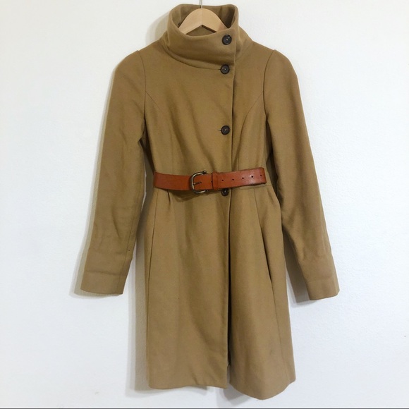 Aritzia Wilfred Camel Wool Coat - Picture 7 of 8